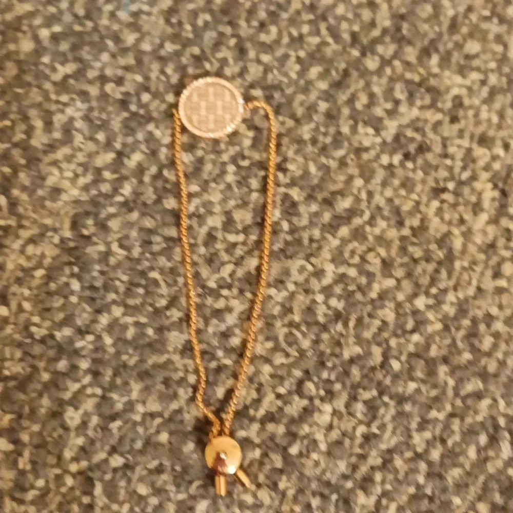 Michael Kors rose gold rhinestone zip bracelet